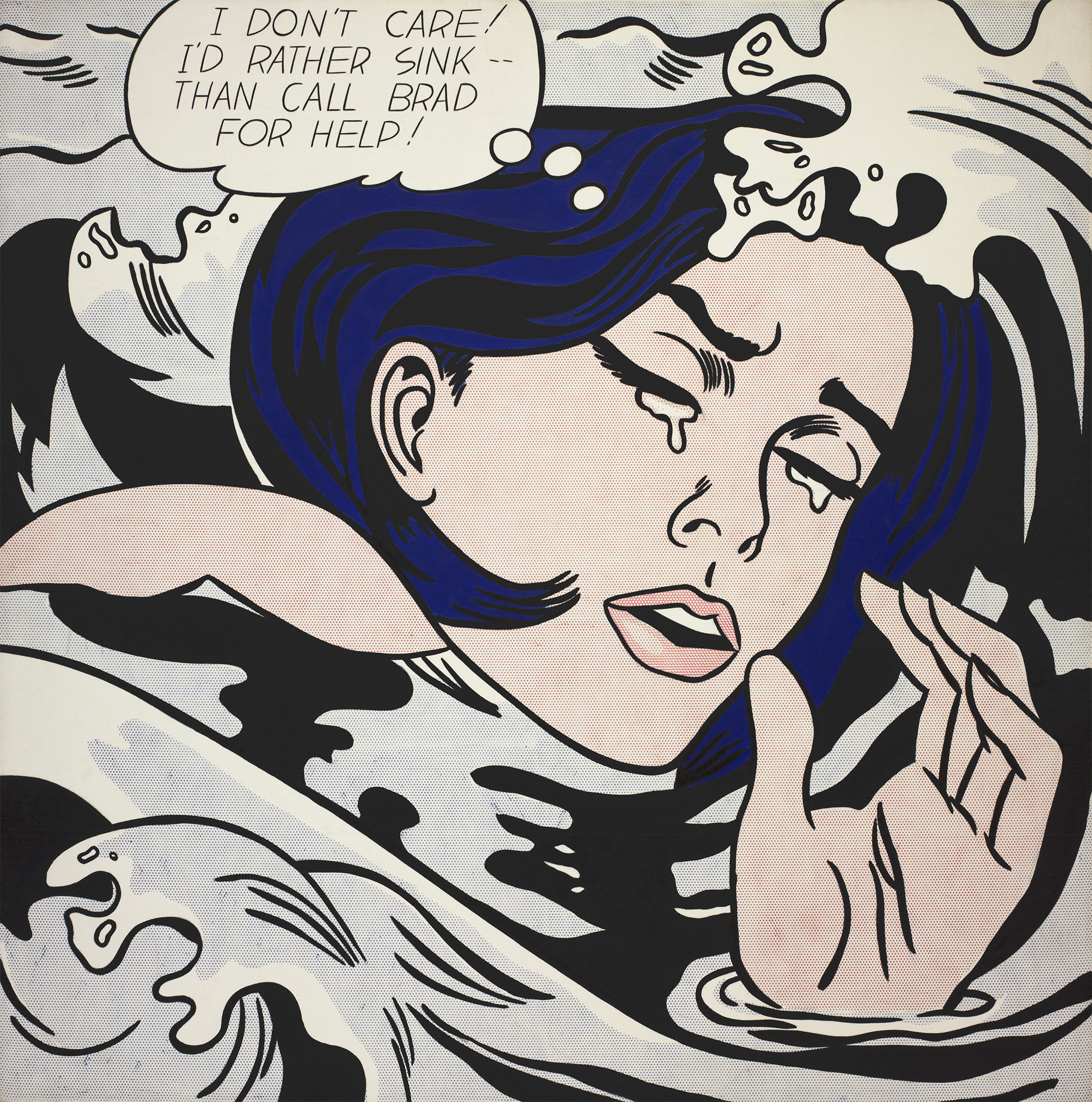 Roy Lichtenstein: Drowning Girl, 1963