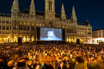 Music Film Festival in front of the City Hall