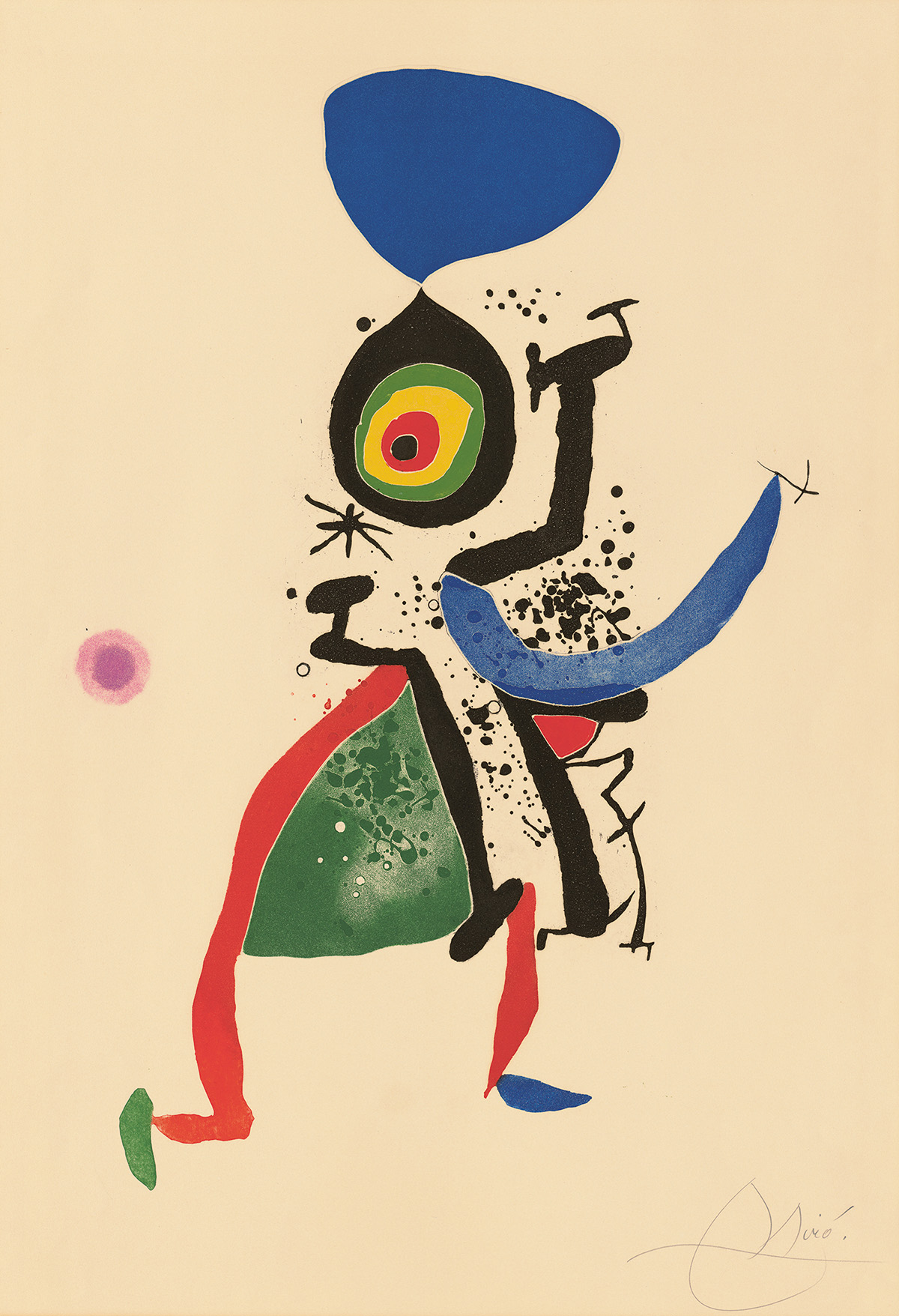 Joan Miró: Ohne Titel, 1974