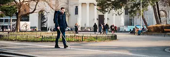 Taktiles Bodenleitsystem, Karlsplatz© WienTourismusRafael Bittermann