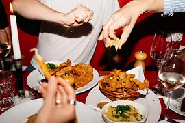 Schnitzel & Gebackene Austernpilze