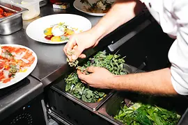 Kitchen at Gasthaus Zum Roten Bären
