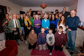 Gruppenfoto von Bewohner:innen aus Dull