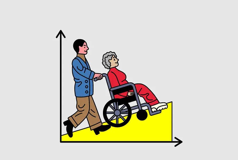 Illustration Rollstuhl