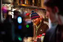 Guide Michelin Koch Lukas Mraz am Set