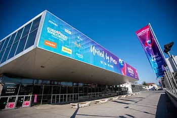Wiener Stadthalle: Branding für den Eurovision Song Contest 2026