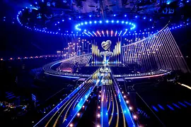 Stadthalle beim 70. Eurovision Song Contest