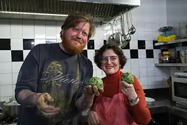 Lukas Mraz und Stefanie Herkner
