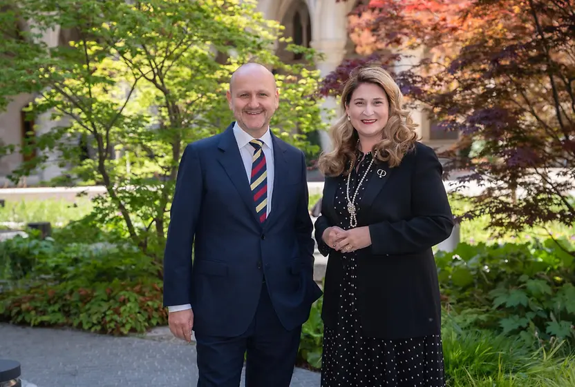 Picture of Deputy Mayor Barbara Novak and Vienna Tourist Board CEO Norbert Kettner