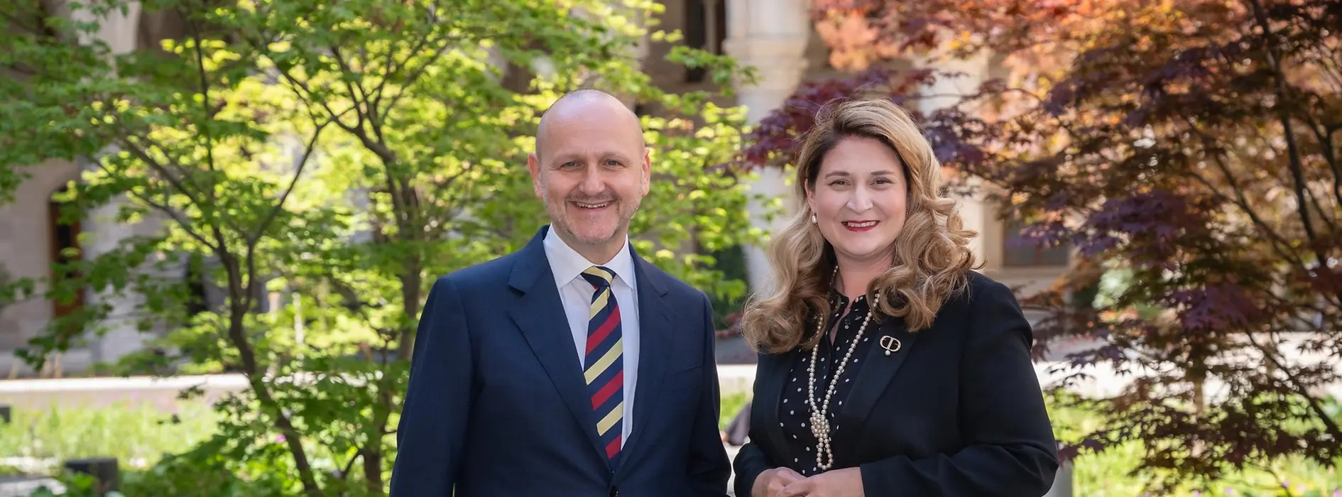 Picture of Deputy Mayor Barbara Novak and Vienna Tourist Board CEO Norbert Kettner