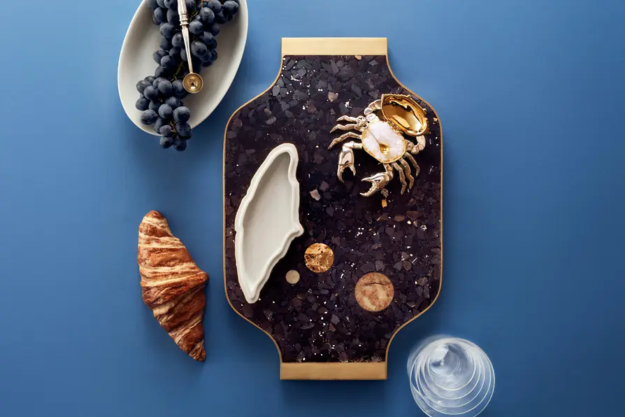 Tableware: J. & L. Lobmeyr, Augarten Porcelain, Jarosinski & Vaugoin, Felix Muhrhofer