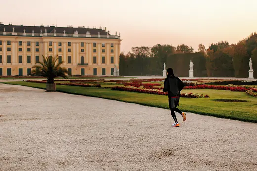 Running, Schönbrunn Palace