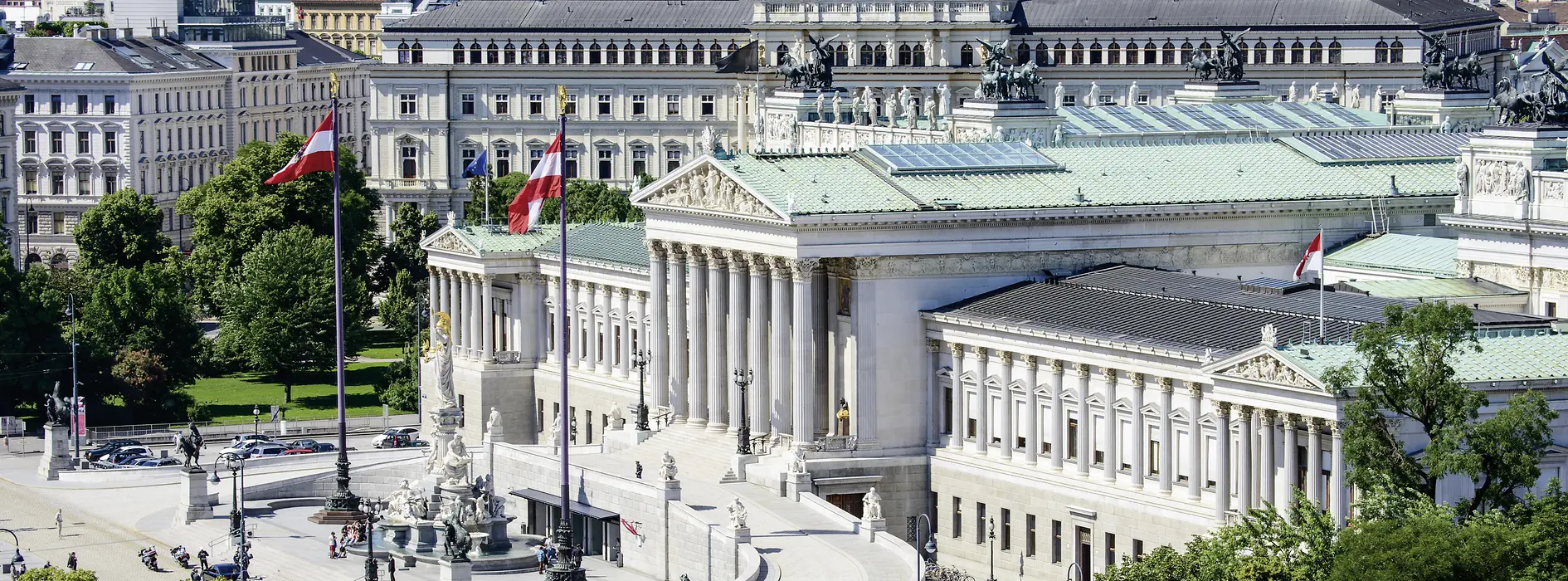 Ringstraße mit Parlament