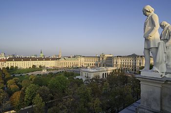 Blick auf die Wiener Hofburg