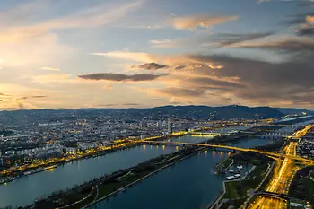 Wien, Blick auf die Donau