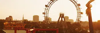 Wiener Prater mit Riesenrad 