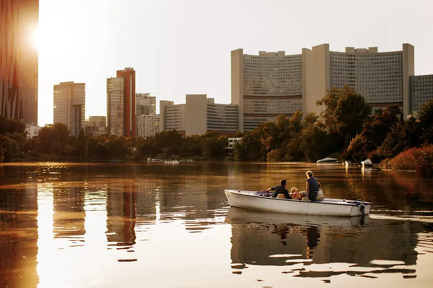 Boating on the Old Danube