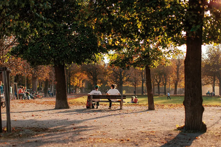 People in the Augarten