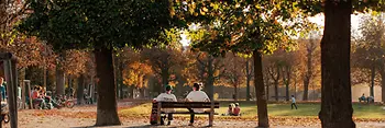 People in the Augarten