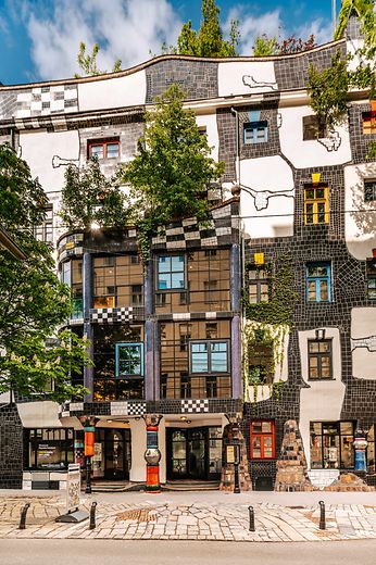 Kunst Haus Wien. Museo Hundertwasser, vista exterior