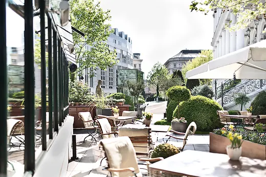 Dining garden at Palais Coburg
