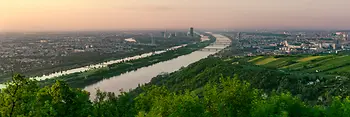 View of Danube Island 