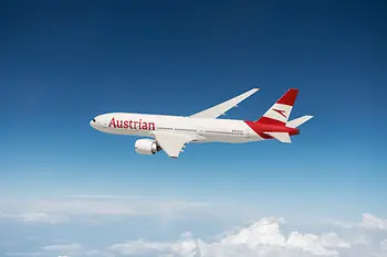 Flugzeug von Austrian Airlines