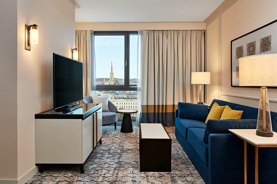 Hilton Vienna Hilton Vienna, King One Bedroom Suite with Park View