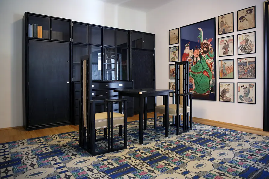 Klimt Villa, Innenansicht, Empfangszimmer
