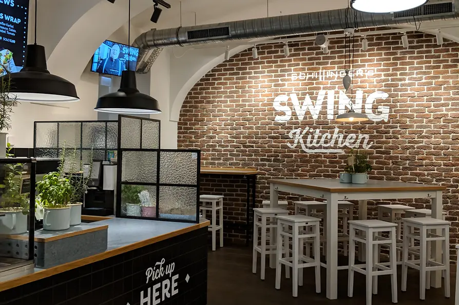 Swing Kitchen, Innenraum