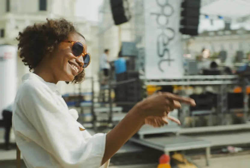 Adia Trischler beim Popfest Wien