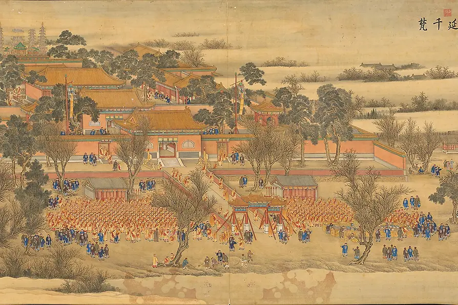 Zeichnung, Periode Qianlong (1736 – 1795)