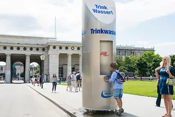 Trinkbrunnen auf dem Wiener Heldenplatz