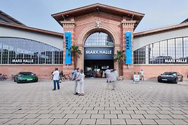 SPARK Art Fair, Marx Halle, Aussenansicht