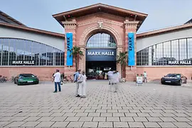 SPARK Art Fair, Marx Halle, exterior view