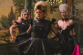 Drag Queens Grazia Patricia, Ryta Tale und Metamorkid in den Berglzimmern von Schloss Schönbrunn