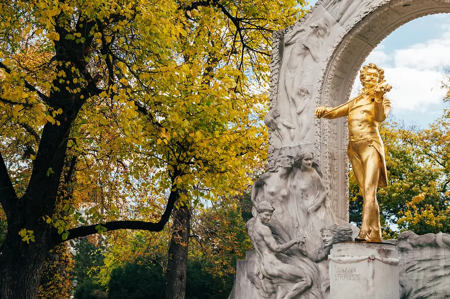 Monumento a Strauss en el Stadtpark