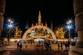 Weihnachtsmarkt, Rathausplatz