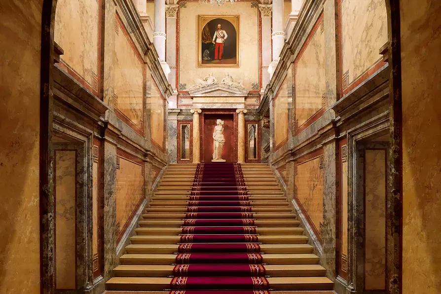 Hotel Imperial, interior shot, staircase