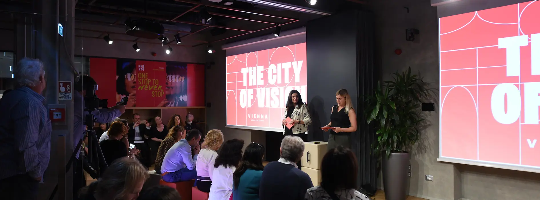 Präsentation von The City of Vision beim B2B Highlight Event Mailand