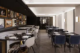 Restaurant Glasswing im Hotel Amauris: Innenansicht