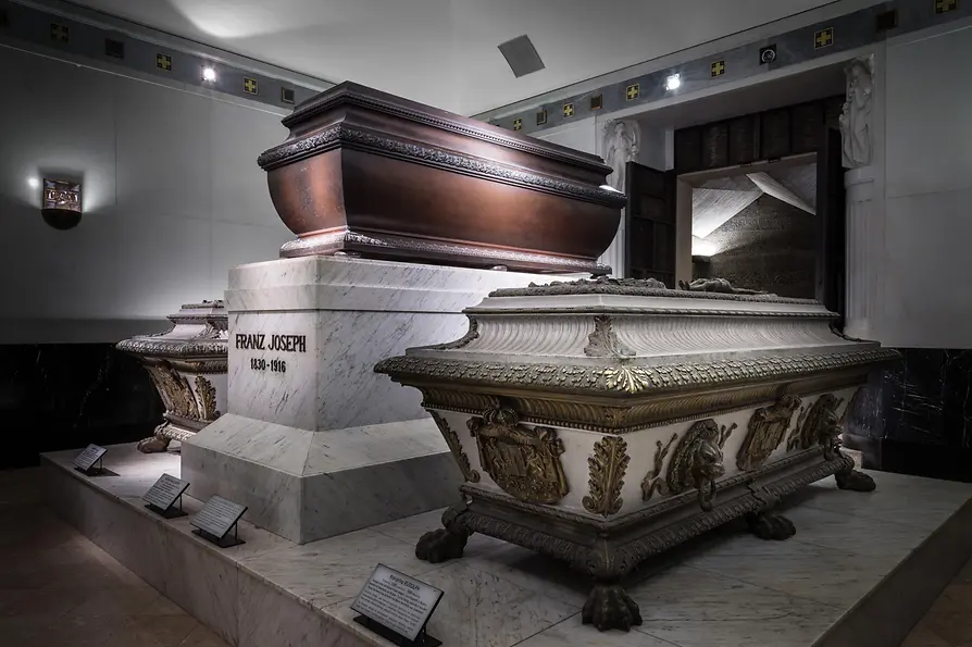 Robert Vanis Capuchin Crypt: coffins, Franz Joseph crypt