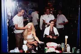 Nan Goldin: James Having His Hair Done Backstage at Jean Colona Show, Paris, 1995
