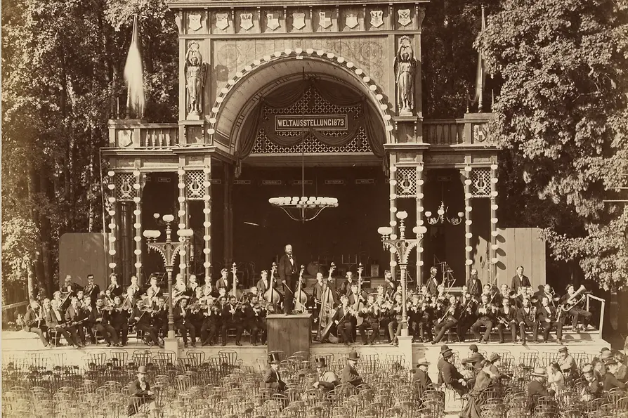 Wiener Weltausstellung, Foto: Weltausstellungskapelle / Musikpavillon