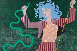 Kiki Kogelnik: Superserpent, 1974