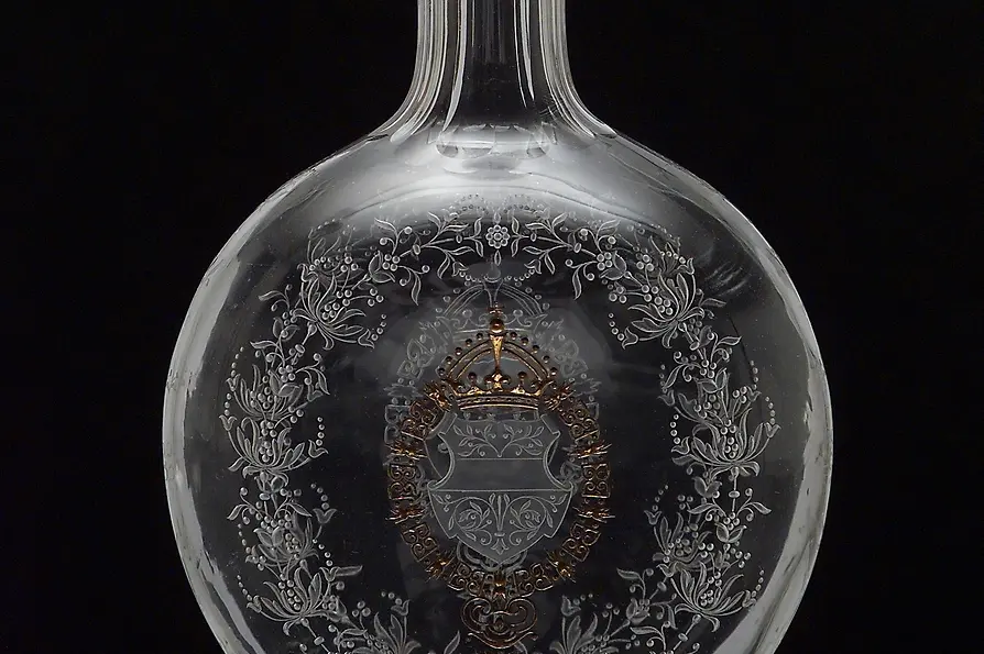 Lobmeyr, carafe from the imperial tableware, designed by Josef von Storck, 1871