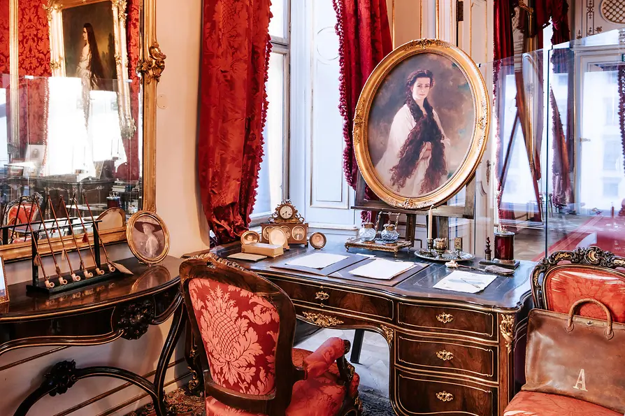 Blick in die Kaiserappartements