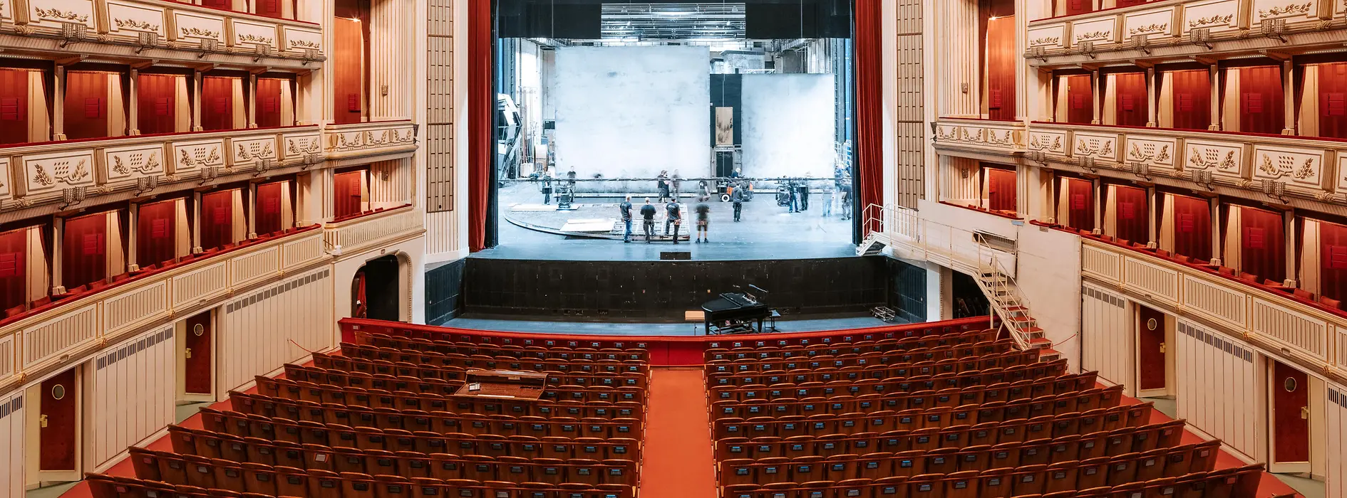 Zuschauerraum der Wiener Staatsoper