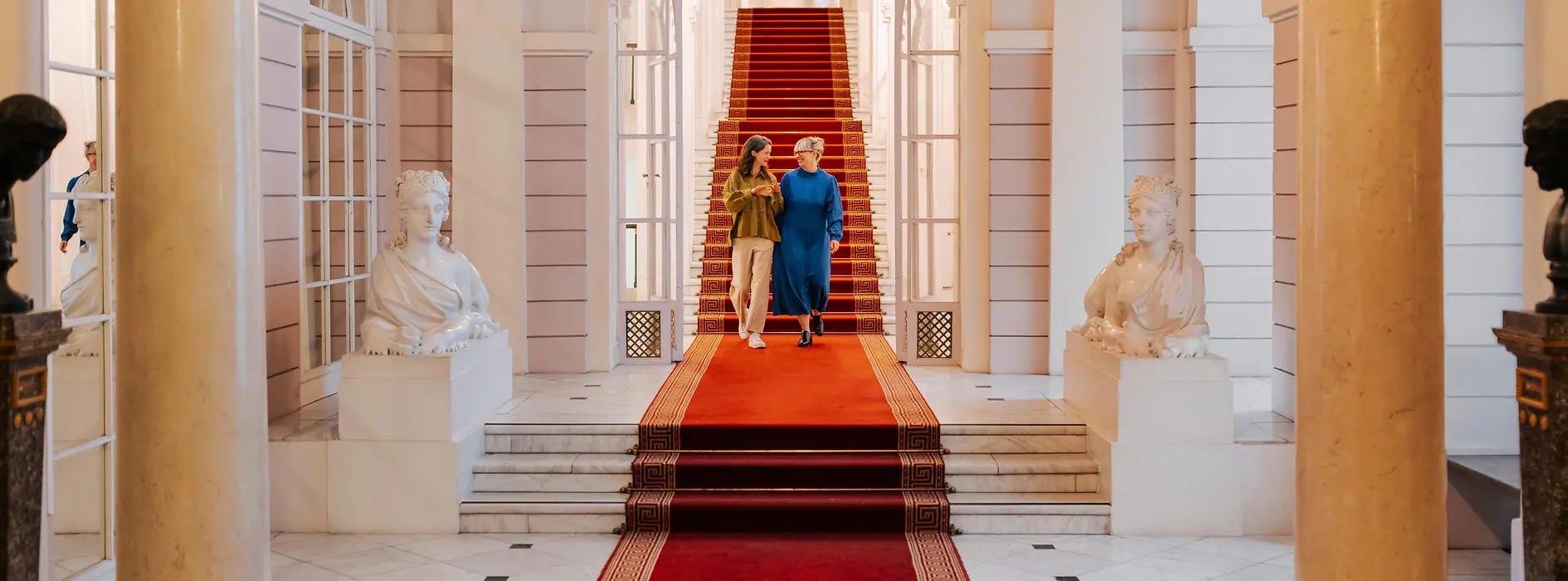 Two women in the Albertina