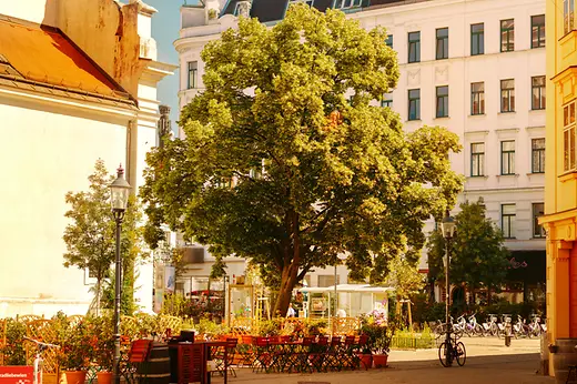 Schanigärten am Karmeliterplatz